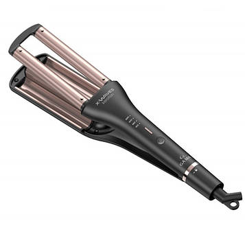 Професійна потрійна плойка 16/24/16 мм GAMA X-Waves Led Keration (GC4010)