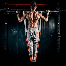 Набір еластичних стрічок 40 кг для підтягування з ремнем Спортивний, фото 5