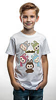 Футболка дитяча дтф стильна чорна біла