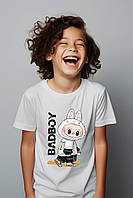 Футболка дитяча дтф стильна чорна біла