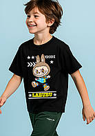 Футболка дитяча дтф стильна чорна біла