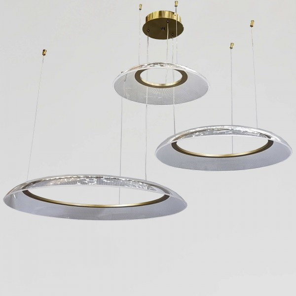 Люстра Artlight цоколь ламп шт. колір 6361/40+60+80GD, фото 1