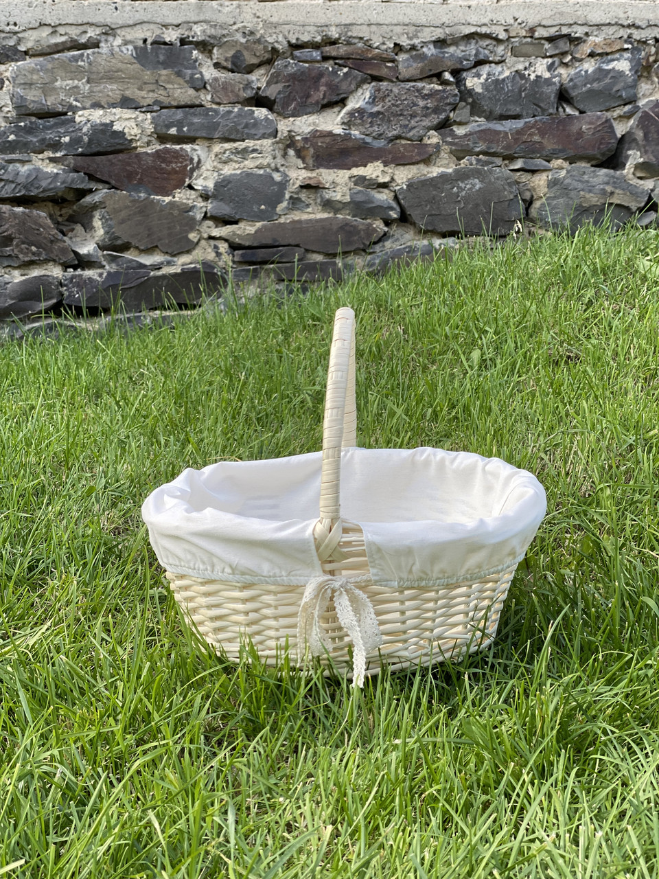 Корзина плетена з цільної натуральної лози. Арт:071, фото 1