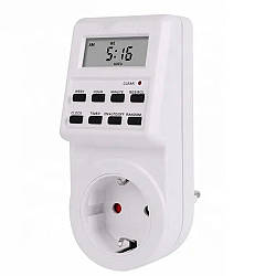 Розетка з таймером Sinotimer TM516 (16A, 3000W) / Розумна розетка з керуванням / Смарт розетка