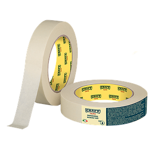 CRAFT TAPE 110°С белая 24мм х 25м  - автомалярная лента