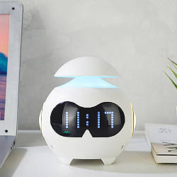 Дитячий будильник з USB живленням та екраном TS-002 / Дитячий годинник настільний / Розумний будильник для дітей