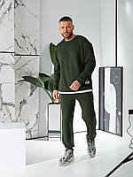 Чоловічий спортивний костюм з імітацією футболки