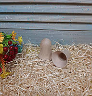 Декор Дзвоник дерев'яний 6,5х5,5см (вільха)