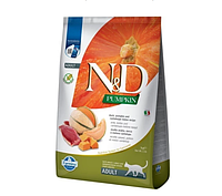 Farmina (Фарміна) N&D Pumpkin Duck & Cantaloupe Melon сухий беззерновий корм для кішок з качкою та гарбузом, 1,5 к