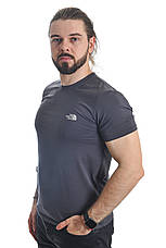 Футболка чоловіча The North Face 25-304-23 темно-сіра, фото 3
