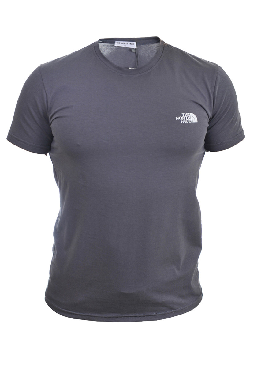 Футболка чоловіча The North Face 25-304-23 темно-сіра