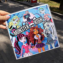 000125 Розвивальна гра для малюків. Книжечка на липучках Monster High Монстр Хай