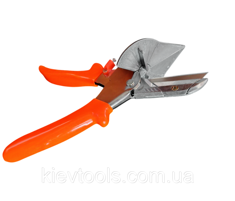 Ножиці для різання пластикових профілів з транспортиром