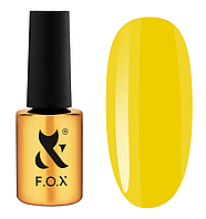 Рідкий акригель F.O.X Acryl gel Bottle 014 Неон Сонячно-жовтий 14 мл