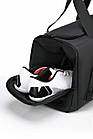 Спортивна сумка для тренувань з відсіком для взуття Sport Bag Black, фото 3
