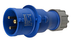 Вилка переносна 2P+PE, 3P 32А IP44 UCombi АСКО