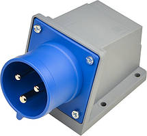 Вилка стаціонарна 3P 32A IP44, 2P+PE UCombi АСКО