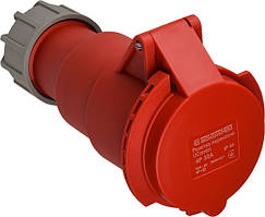 Розетка переносна 4P 32A IP44, 3P+PE UCombi АСКО