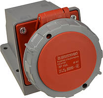 Розетка стаціонарна 5P 16A IP67, 3P+N+PE UCombi АСКО