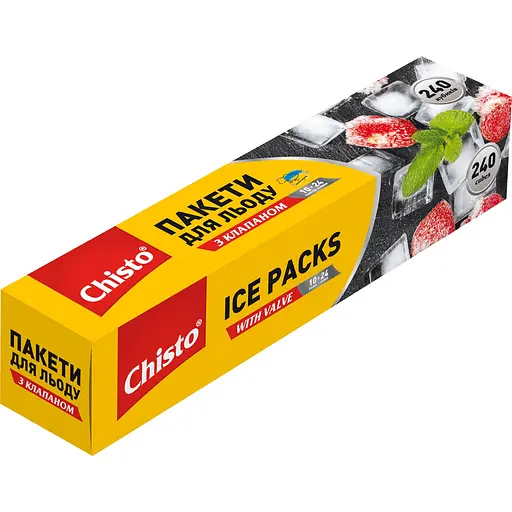 Пакети для льоду 240 кубиків, Chisto, Арт.63865