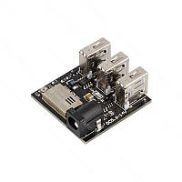 Перетворювач DC-DC понижуючий 3xUSB A, 5V 4A
