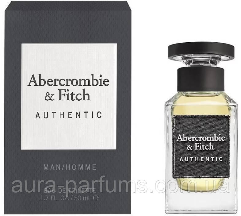 Чоловічі парфуми Abercrombie & Fitch Authentic Man/Homme Туалетна вода 50 ml/мл прим'яті