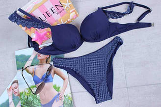 Купальник жіночий роздільний, 2-ка, оптом ПАР/5 шт (р 38-46) Same game