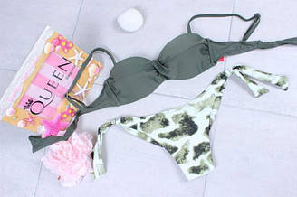 Купальник жіночий роздільний, 2-ка, оптом ПАР/4 шт (р36-42) Secret