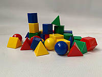 Набір кольорових геометричних фігур (10 фігур в 4 кольорах)