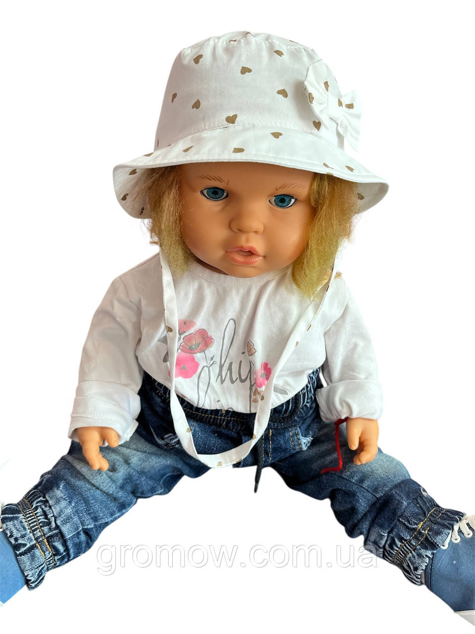 Оптом дитячі панамі 46, 48, 50, 52, 54 розмір панамка дитяча головні убори дитячі опт (ОП352), фото 1