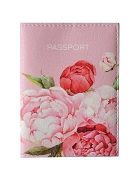 Обкладинка для паспорта "Passport піони", 13,5 х 9,5 см, фото 1