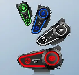 Мотоциклетная Bluetooth-гарнитура  Bluetooth 5.3 с RGB подсветкой