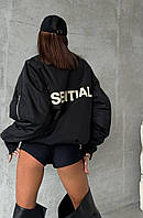 Женский бомбер (на силиконе)