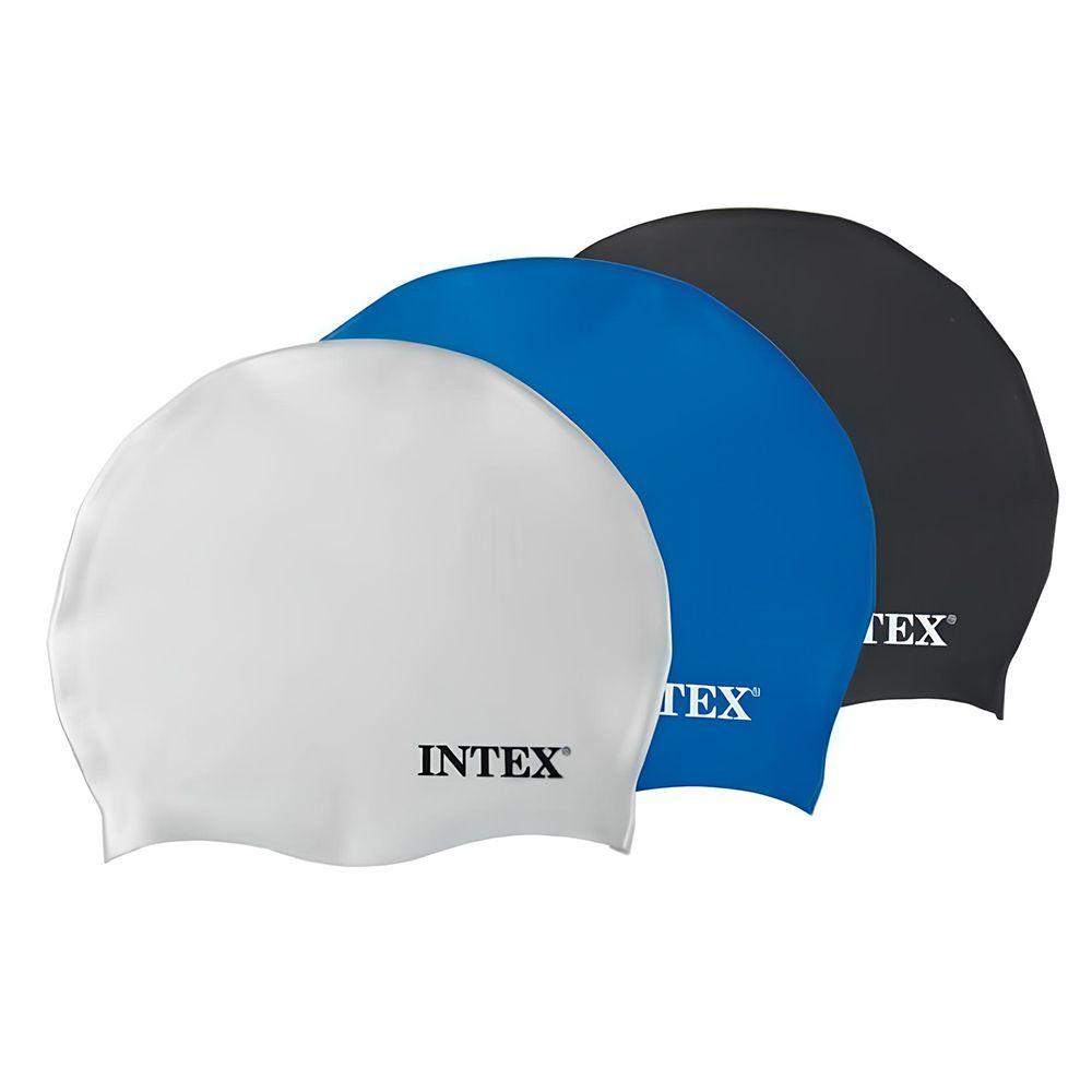 Універсальна силіконова шапочка для плавання від 8 років,  Intex 55992, фото 1