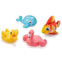 Набір надувних іграшок 4 в 1 Intex 58590-4 «Звірята»