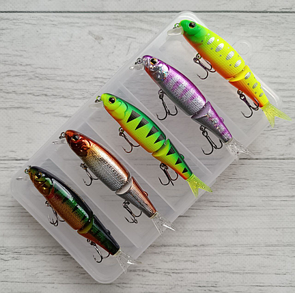 Набір Воблерів Міноу Складовий Tiny Magallon 88 SP 7.2g 5шт в коробці, фото 1