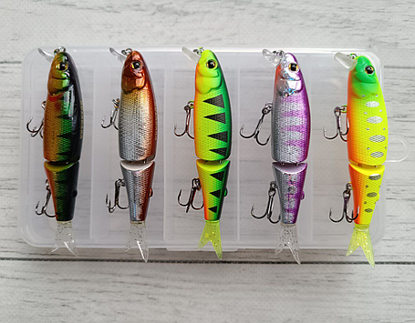 Набір Воблерів Міноу Складовий Tiny Magallon 88 SP 7.2g 5шт в коробці, фото 2