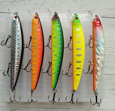 Воблер Columbia VARUNA 110SP 110мм / 16гр Набір 5шт в коробці, фото 2