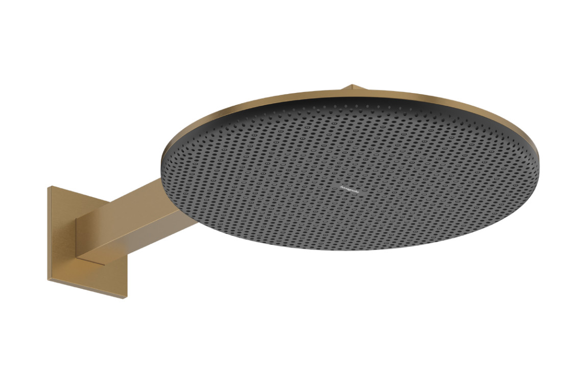 Верхній душ Raindance Alive S 300 2jet EcoSmart з тримачем Brushed Bronze (24541140)