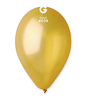 Повітряні кульки металік золото 12" (30 см) Gemar