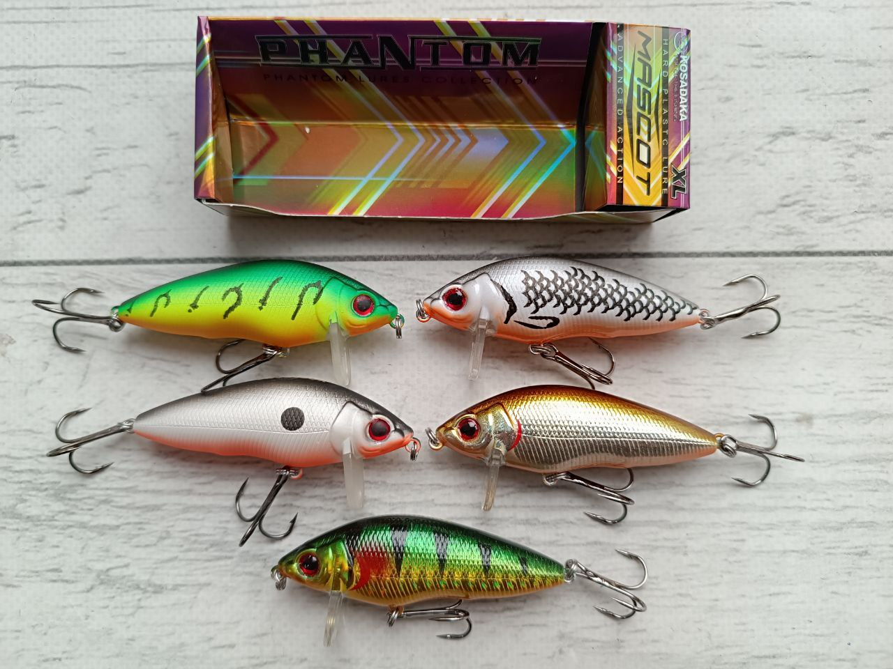 Набір Воблерів Hardcore Surface Crank 65F 5шт в коробці