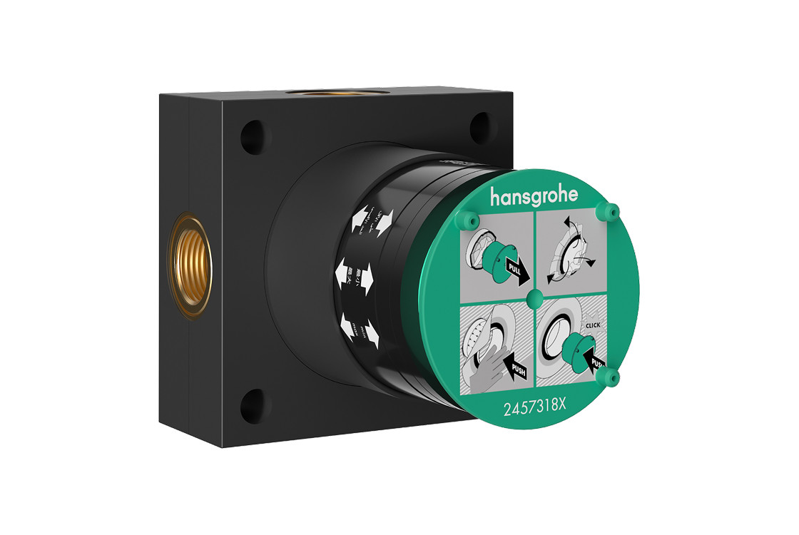 Прихована частина для монтажу верхнього душу 2jet Raindance Alive (24573180)