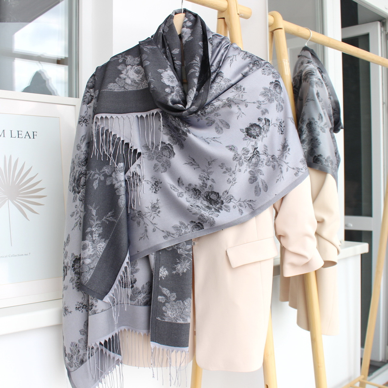 Шарф турецький "Хамелеон троянда " 167143, фото 1