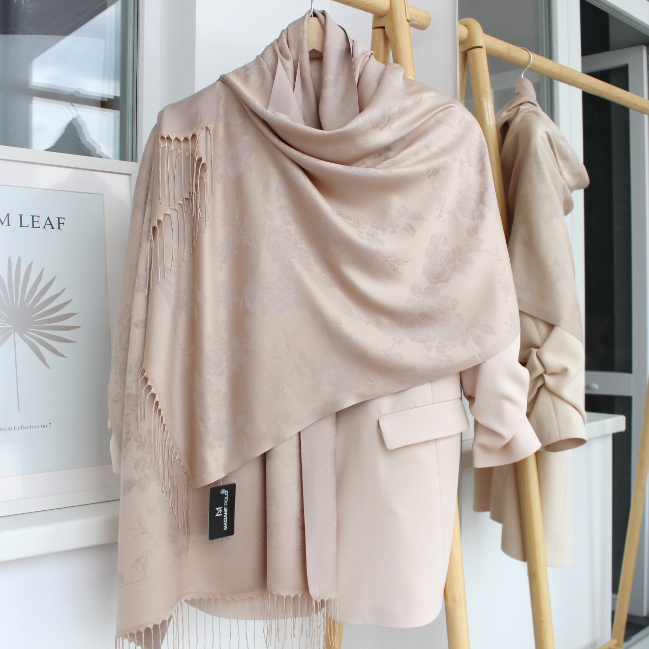 Шарф турецький "Хамелеон троянда " 167144, фото 1