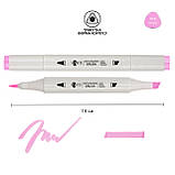 Маркер акварельний SANTI sketch SM-28, світло-рожевий, фото 2