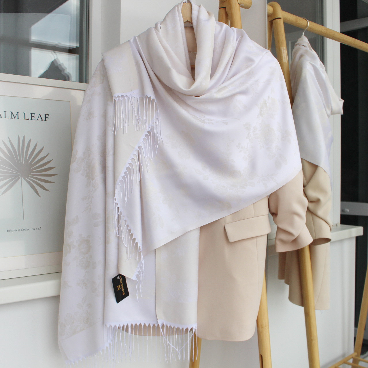 Шарф турецький "Хамелеон троянда " 167145, фото 1