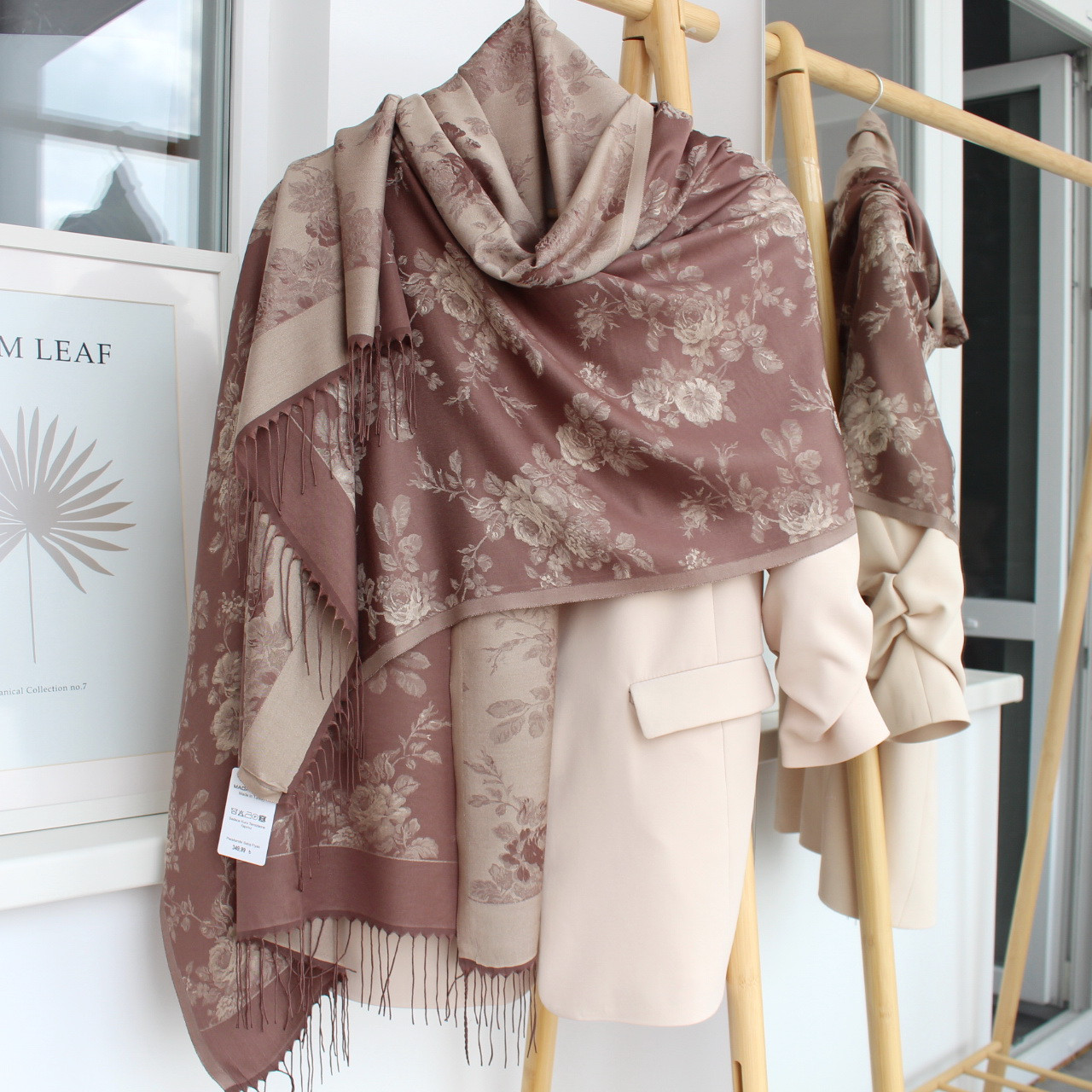 Шарф турецький "Хамелеон троянда " 167148, фото 1