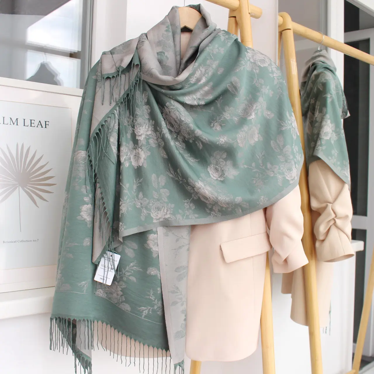 Шарф турецький "Хамелеон троянда " 167151, фото 1