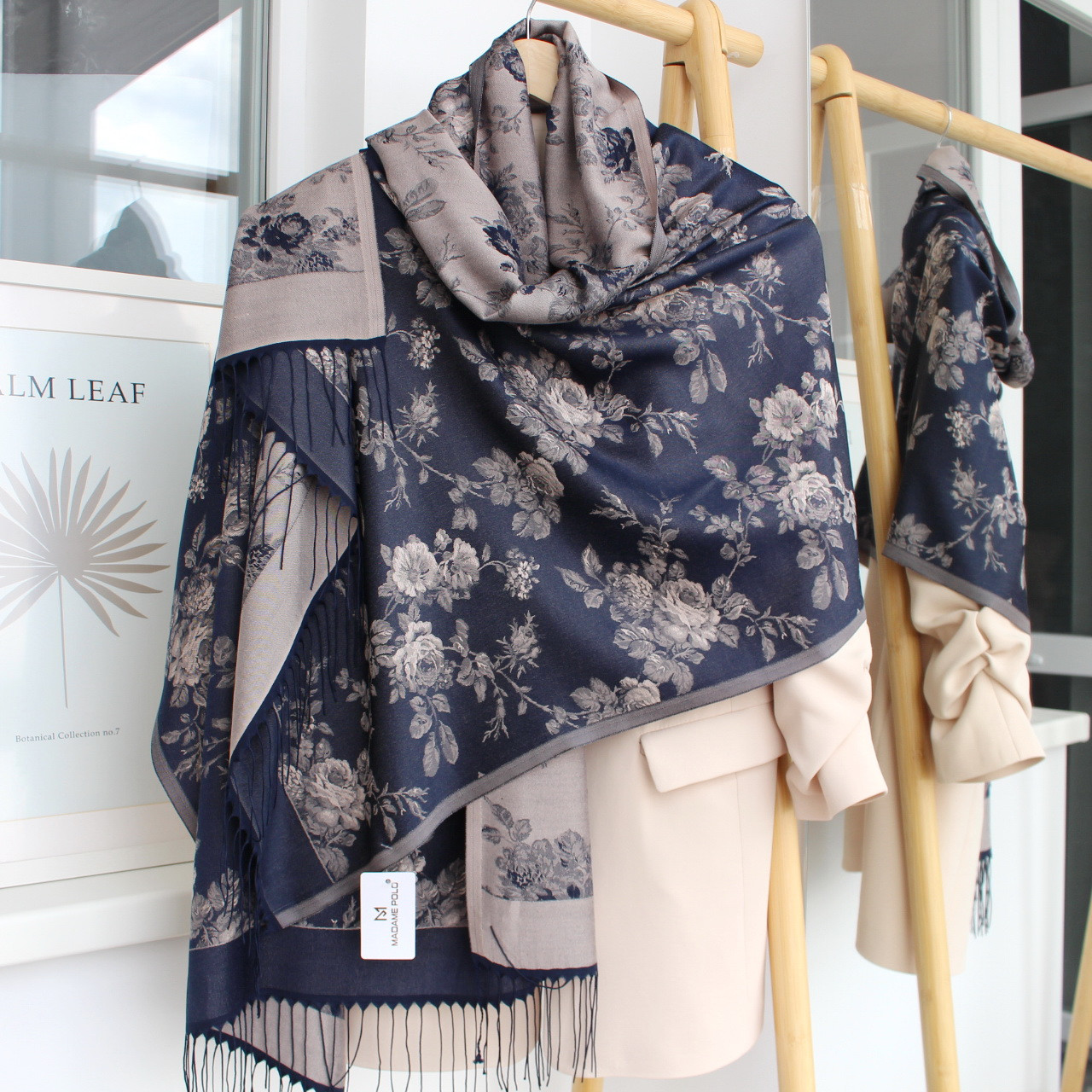 Шарф турецький "Хамелеон троянда " 167152, фото 1