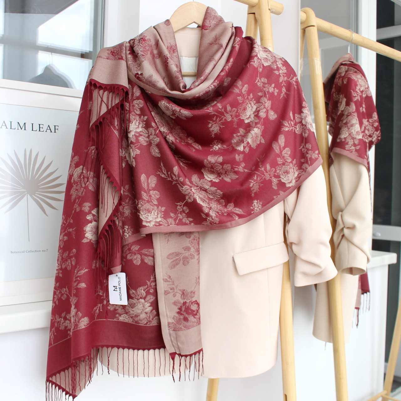 Шарф турецький "Хамелеон троянда " 167153, фото 1